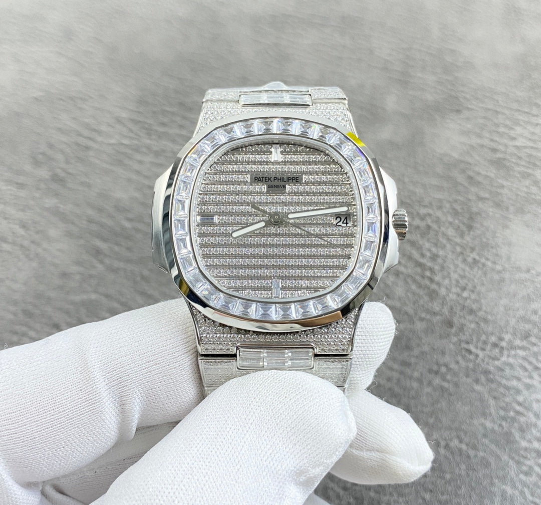 Patek Philippe Nautilus Full Diamonds