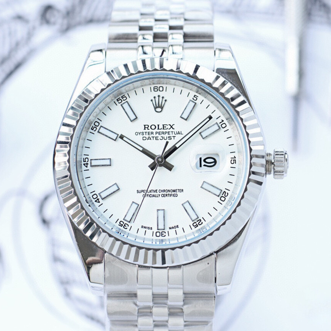 Rolex Datejust 41mm לוח לבן