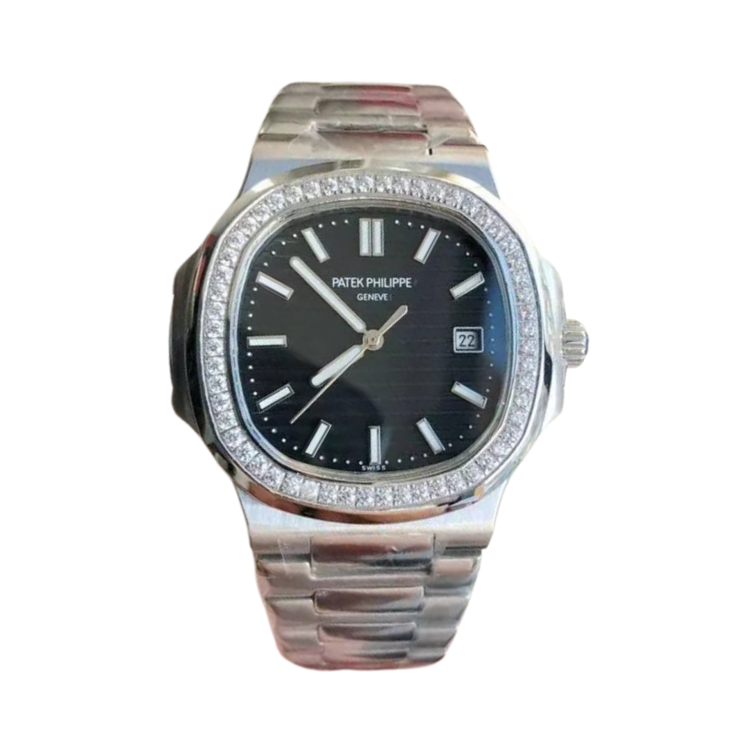 Patek Philippe Nautilus 41mm Black Diamonds