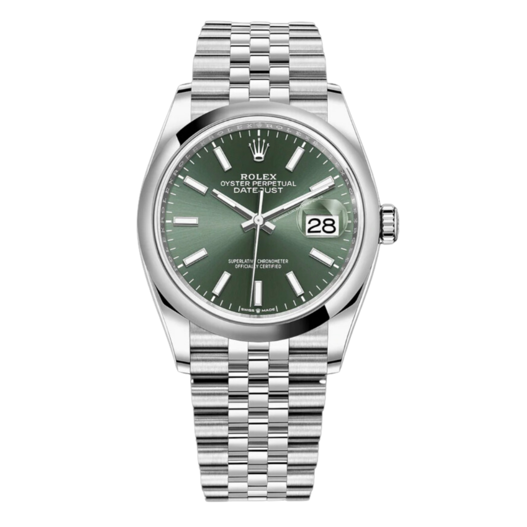 Rolex DateJust 41mm ירוק מנטה